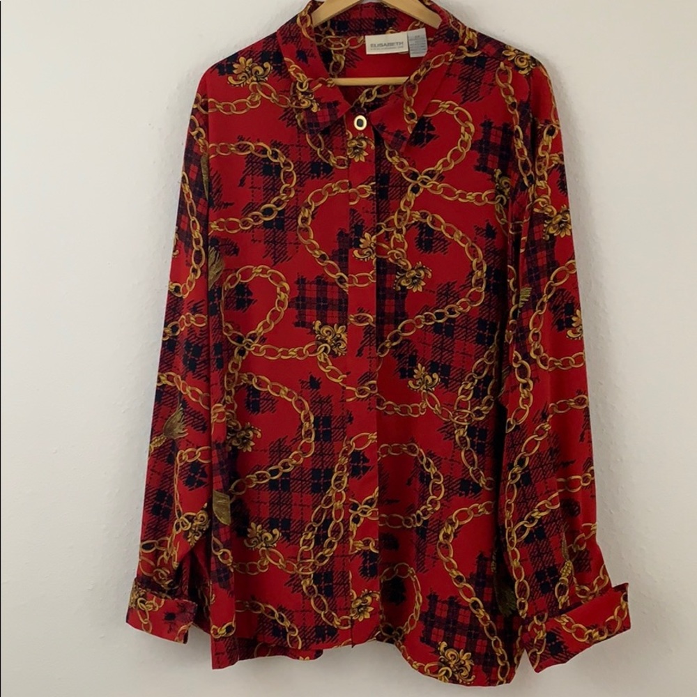 Elizabeth plus size 22 long sleeves top